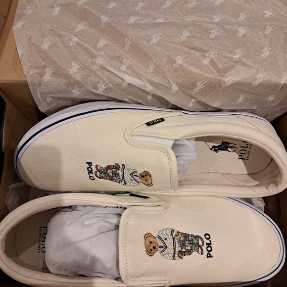 Ralph Lauren Polo Bear Shoes sz 12 - Picture 3 of 3
